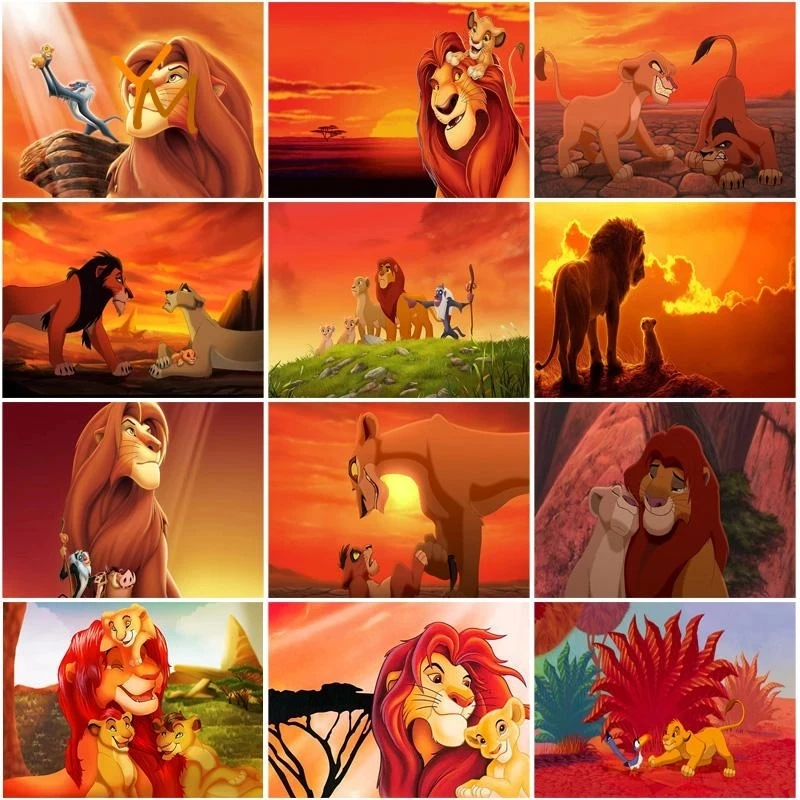 The Lion King Disney Cartoon Anime Diamond Painting Full Drill Diamond Mosaic Cross Stitch Kits Home Decor Rhinestone Embroidery
The Lion King Disney Cartoon Anime Diamond Painting Full Drill Diamond Mosaic Cross Stitch Kits Home Decor Rhinestone Embroidery