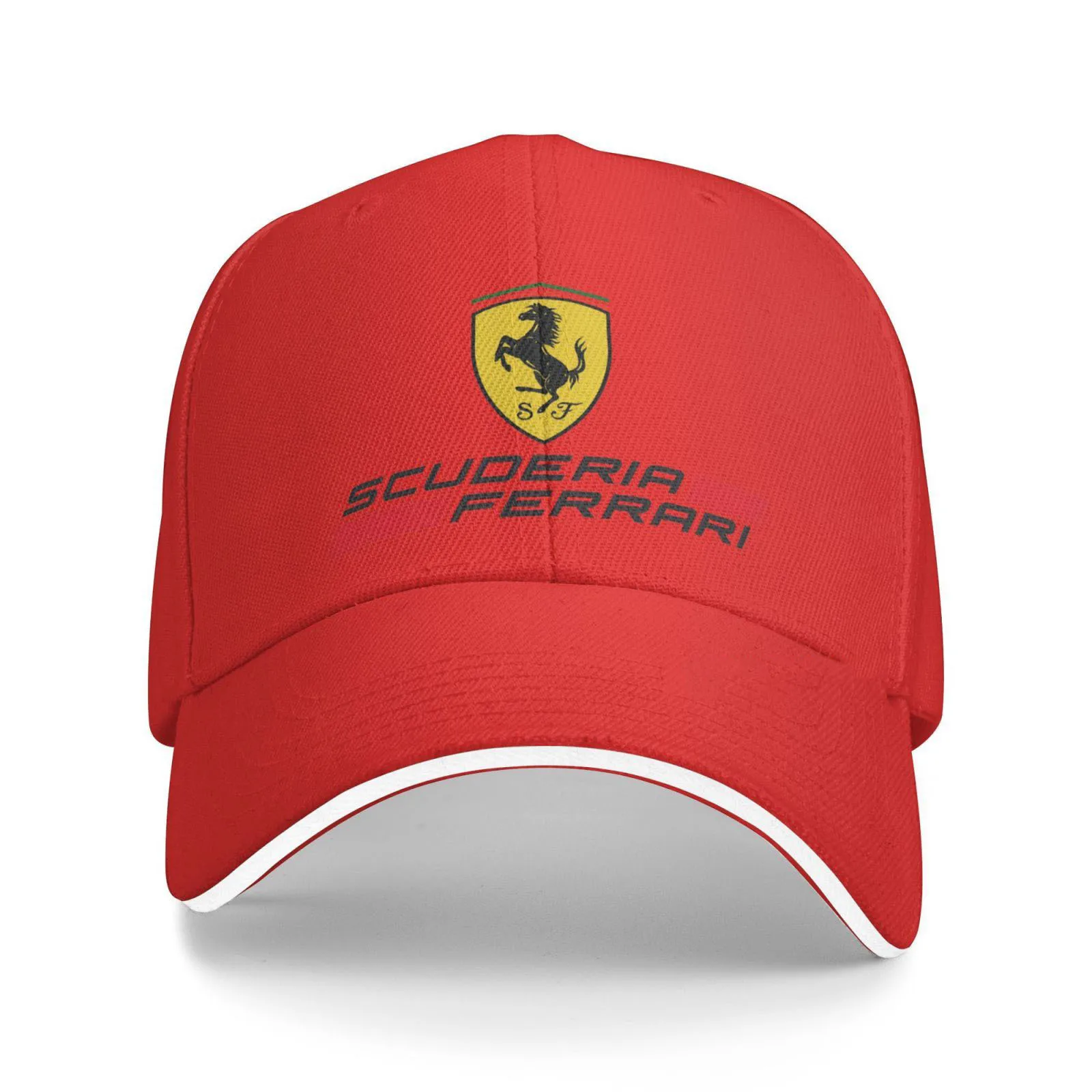 Кепка с эмблемой Ferrari, Мужская бейсболка в повседневном стиле, модная Регулируемая Кепка от солнца, для занятий спортом на открытом воздухе
Кепка с эмблемой Ferrari, Мужская бейсболка в повседневном стиле, модная Регулируемая Кепка от солнца, для занятий спортом на открытом воздухе