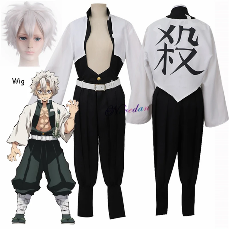 Anime Demon Slayer Cosplay Costume Kimetsu No Yaiba Sanemi Shinazugawa Cosplay Kisatsutai Team Uniform Clothes Set And Wig
Anime Demon Slayer Cosplay Costume Kimetsu No Yaiba Sanemi Shinazugawa Cosplay Kisatsutai Team Uniform Clothes Set And Wig