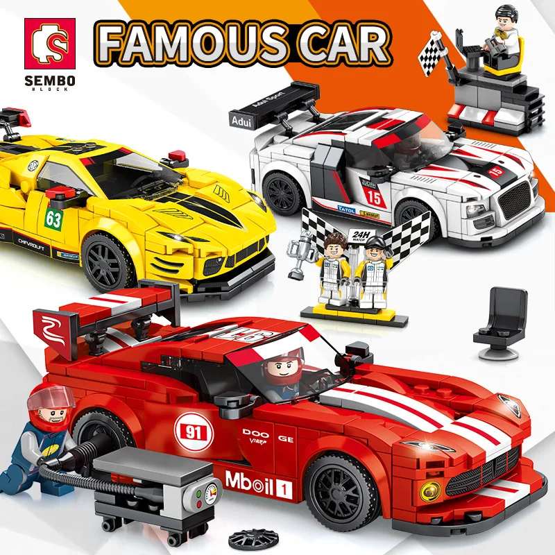 Sembo Block Car Racing Snow off-Road Vehicle Assembly Model Boy Small Particles Assembling and Combined Toys Gift Blocks
Sembo Block Car Racing Snow off-Road Vehicle Assembly Model Boy Small Particles Assembling and Combined Toys Gift Blocks