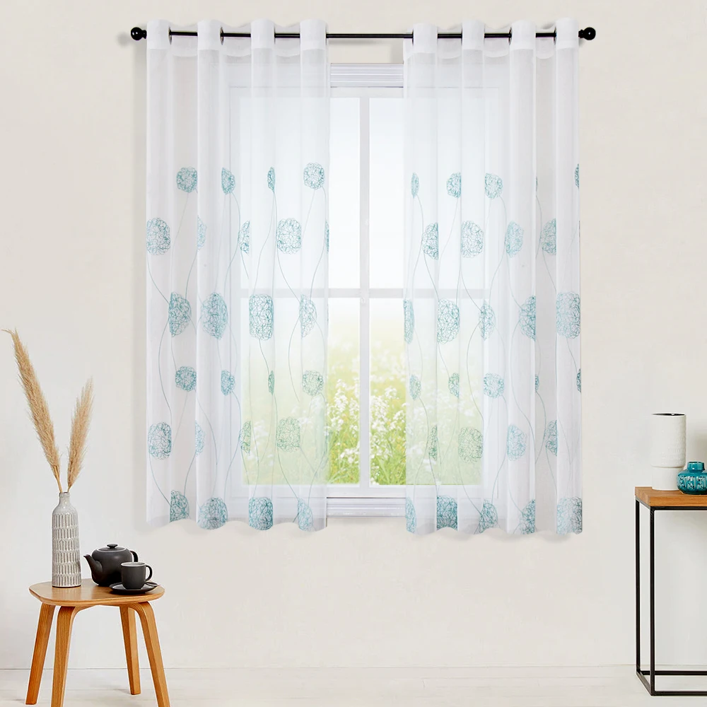 LISM Embroidered Sheer Curtain Short Kitchen Voile Tulle for Bedroom Living Room Half Window Treatment Home Decor Drapes Custom
LISM Embroidered Sheer Curtain Short Kitchen Voile Tulle for Bedroom Living Room Half Window Treatment Home Decor Drapes Custom