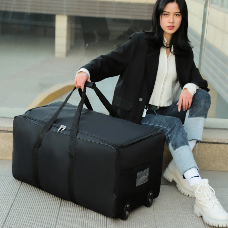 YILIANUltra large capacity travel bag 2022 new aviation pull check bag wheel overseas study moving bag waterproof folding travel
YILIANUltra large capacity travel bag 2022 new aviation pull check bag wheel overseas study moving bag waterproof folding travel