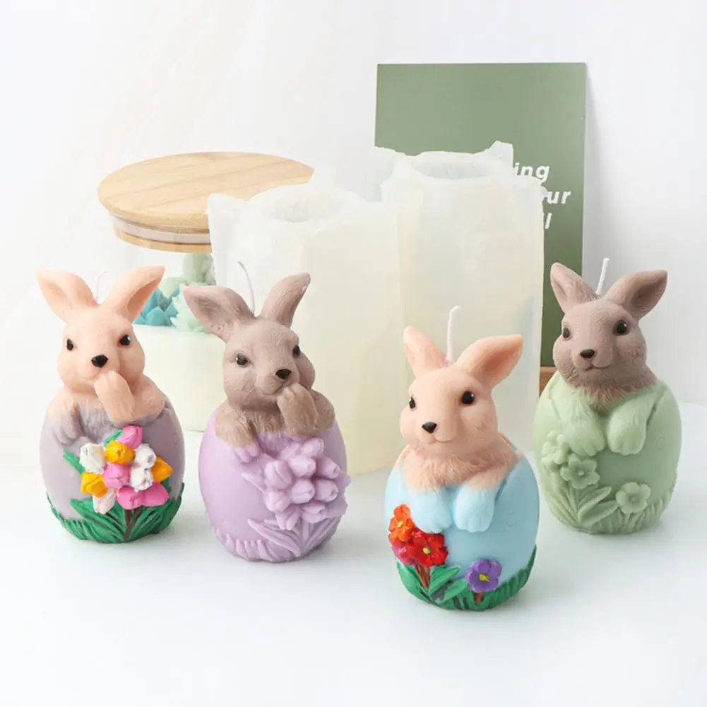 Easter Eggshell Flower Rabbit Silicone Candle Mold Hatchling Bunny Candle Mold Soap Resin Chocolate Baking Mould Home Decor Gift
Easter Eggshell Flower Rabbit Silicone Candle Mold Hatchling Bunny Candle Mold Soap Resin Chocolate Baking Mould Home Decor Gift