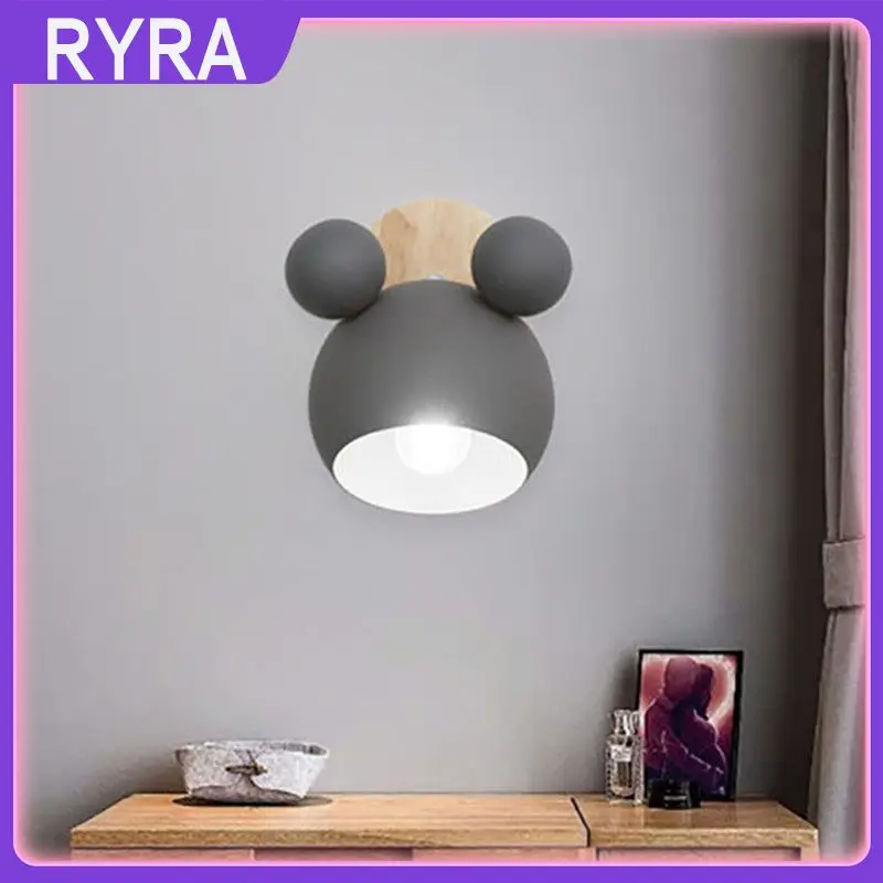 Creative Led Wall Lamp With Iron Lampshade Wood Lighting Fixture Bedside Kids Room Decorative Corridor Indoor Nordic Wall Light
Creative Led Wall Lamp With Iron Lampshade Wood Lighting Fixture Bedside Kids Room Decorative Corridor Indoor Nordic Wall Light