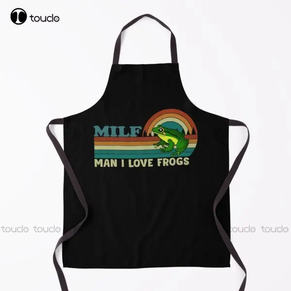 Milf Man I Love Frogs Apron Funny Aprons For Women Men Unisex Adult Garden Kitchen Household Cleaning Custom Apron New
Milf Man I Love Frogs Apron Funny Aprons For Women Men Unisex Adult Garden Kitchen Household Cleaning Custom Apron New