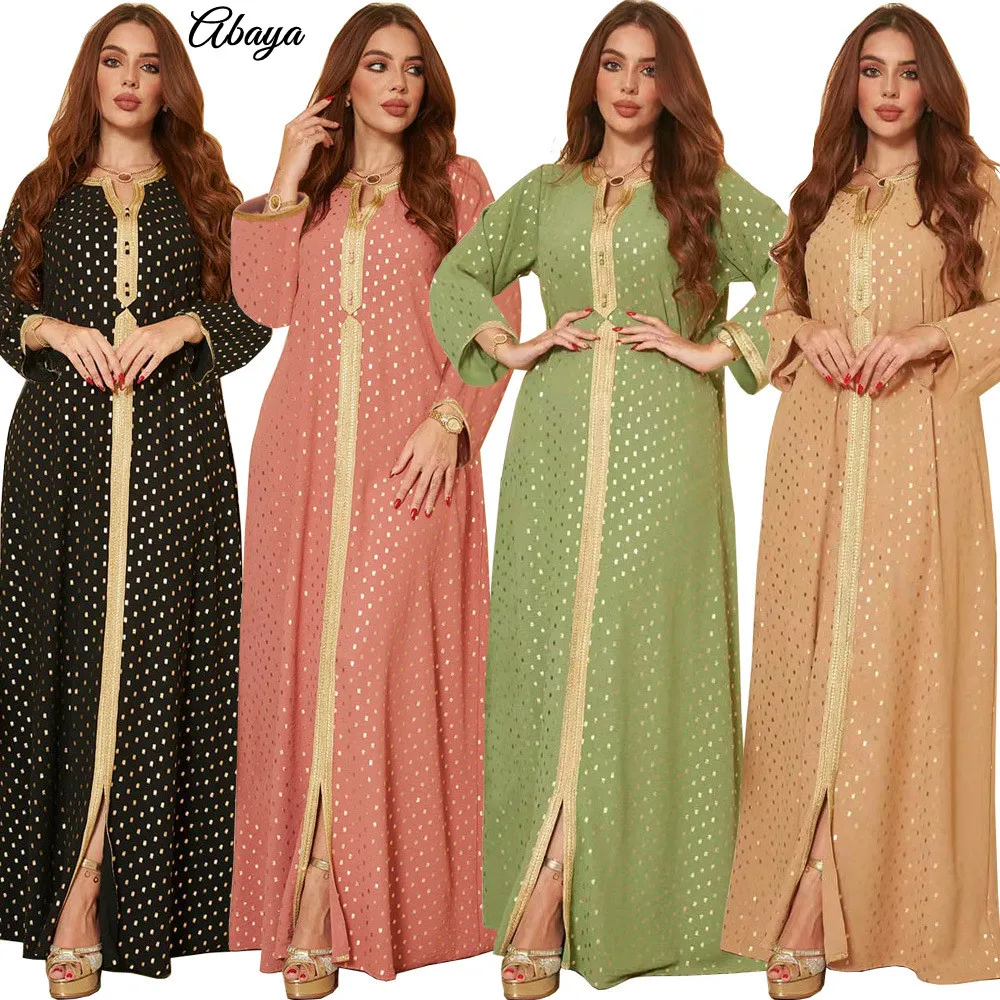 Four Seasons General Gown Fashion Lace Stamping Party Dress Female Middle East Southeast Asia Abaya Bayan elbise tesettür
Four Seasons General Gown Fashion Lace Stamping Party Dress Female Middle East Southeast Asia Abaya Bayan elbise tesettür