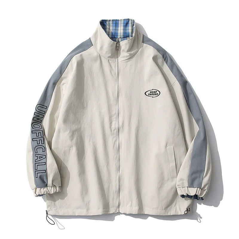 Autumn Reversible Wear Jacket Fashion Plaid Harajuku High Street Men Ins Trendy Casual Loose Lapel Couple Personality Coats
Autumn Reversible Wear Jacket Fashion Plaid Harajuku High Street Men Ins Trendy Casual Loose Lapel Couple Personality Coats