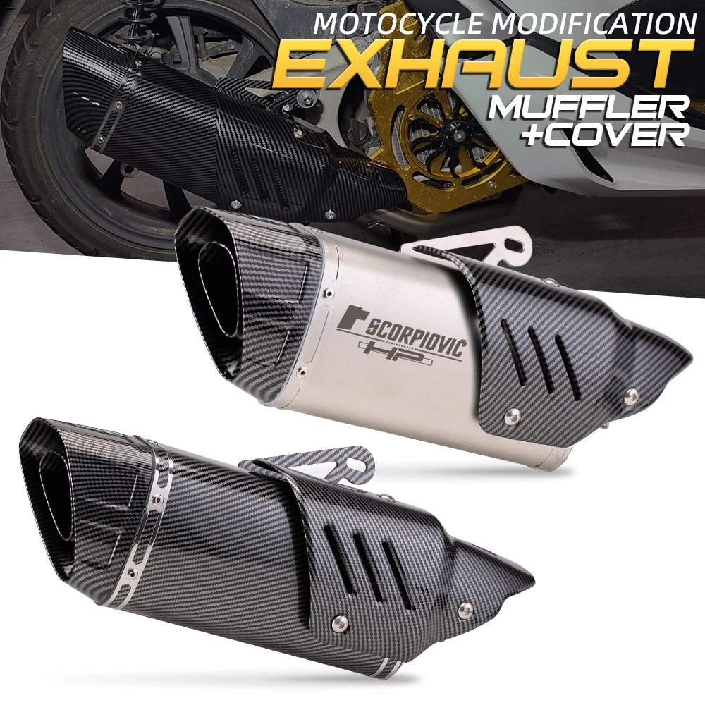 Универсальный мотоциклетный глушитель выхлопной трубы для HONDA CBR650F XMAX Z250 PCX NMAX R3 R6 GSXR125
Универсальный мотоциклетный глушитель выхлопной трубы для HONDA CBR650F XMAX Z250 PCX NMAX R3 R6 GSXR125