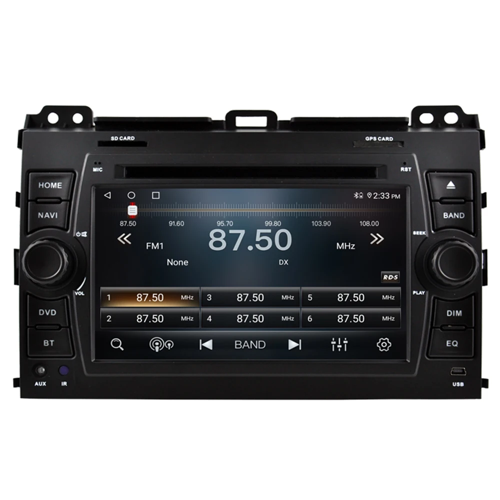 

DSP 5G For Toyota Land Cruiser Prado 120 LC120 GPS Car Radio Multimedia Video Player Autoradio Android Navigation GX470 with DVD