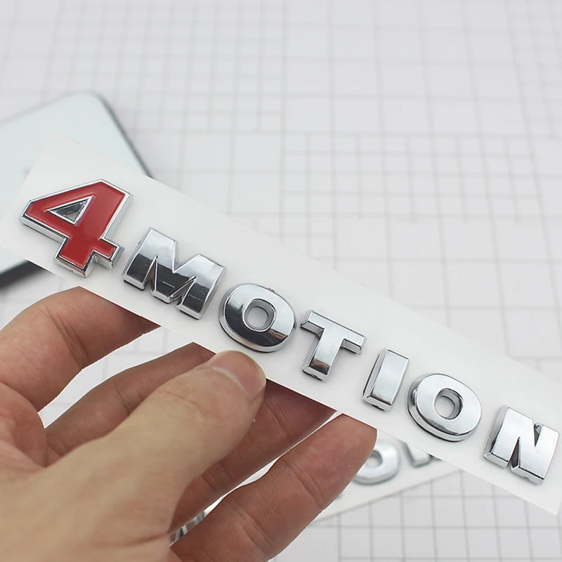 14cm * 3.2cm 4MOTION Letter 3D ABS Micro-label Sticker Car Trunk Body Decoration Sticker Suitable for Volkswagen Auto Parts
14cm * 3.2cm 4MOTION Letter 3D ABS Micro-label Sticker Car Trunk Body Decoration Sticker Suitable for Volkswagen Auto Parts