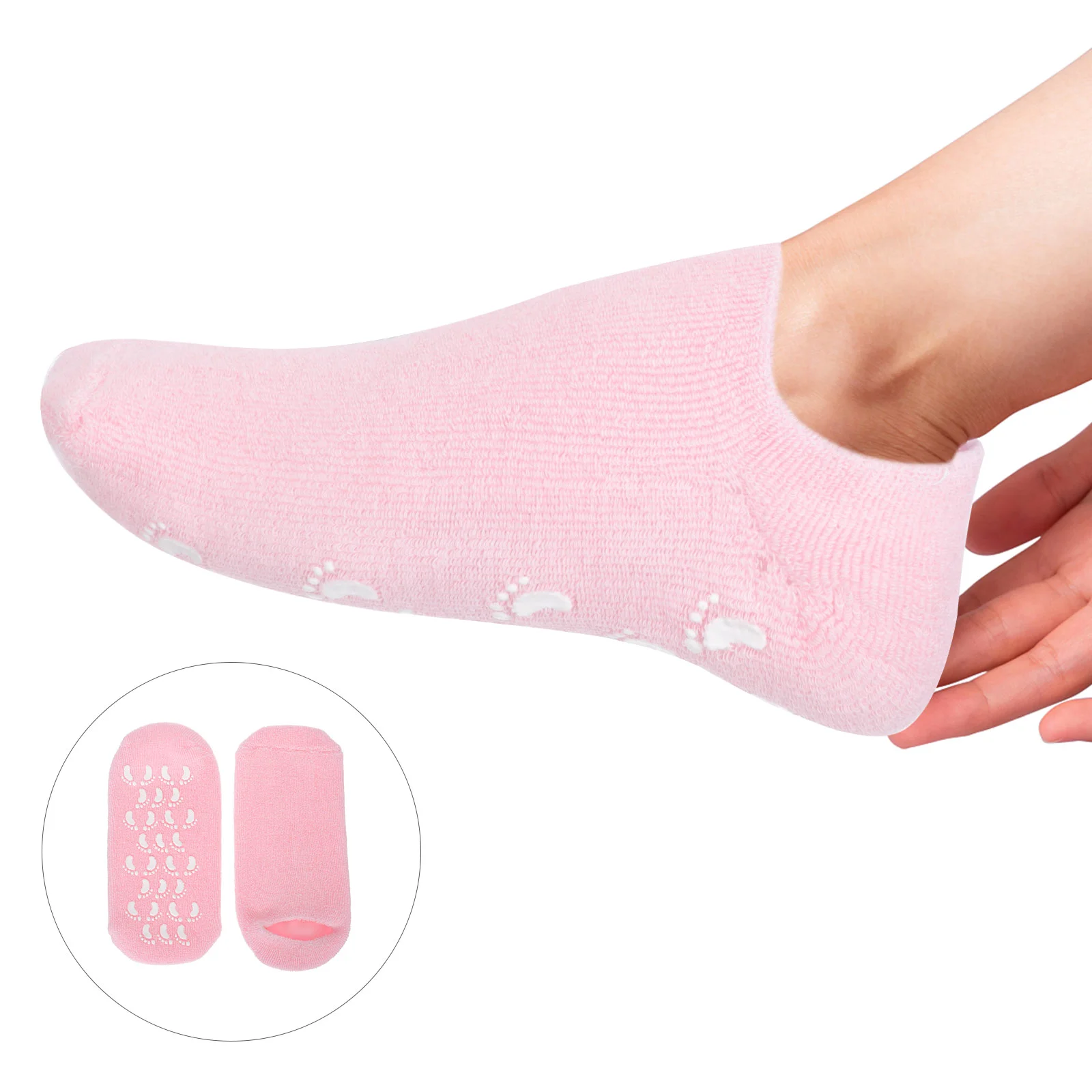 1 Pair Exfoliator Foot Covers Reusable Moisturizing Spa Socks Foot Care Socks Gels Foot Covers for Adults
1 Pair Exfoliator Foot Covers Reusable Moisturizing Spa Socks Foot Care Socks Gels Foot Covers for Adults