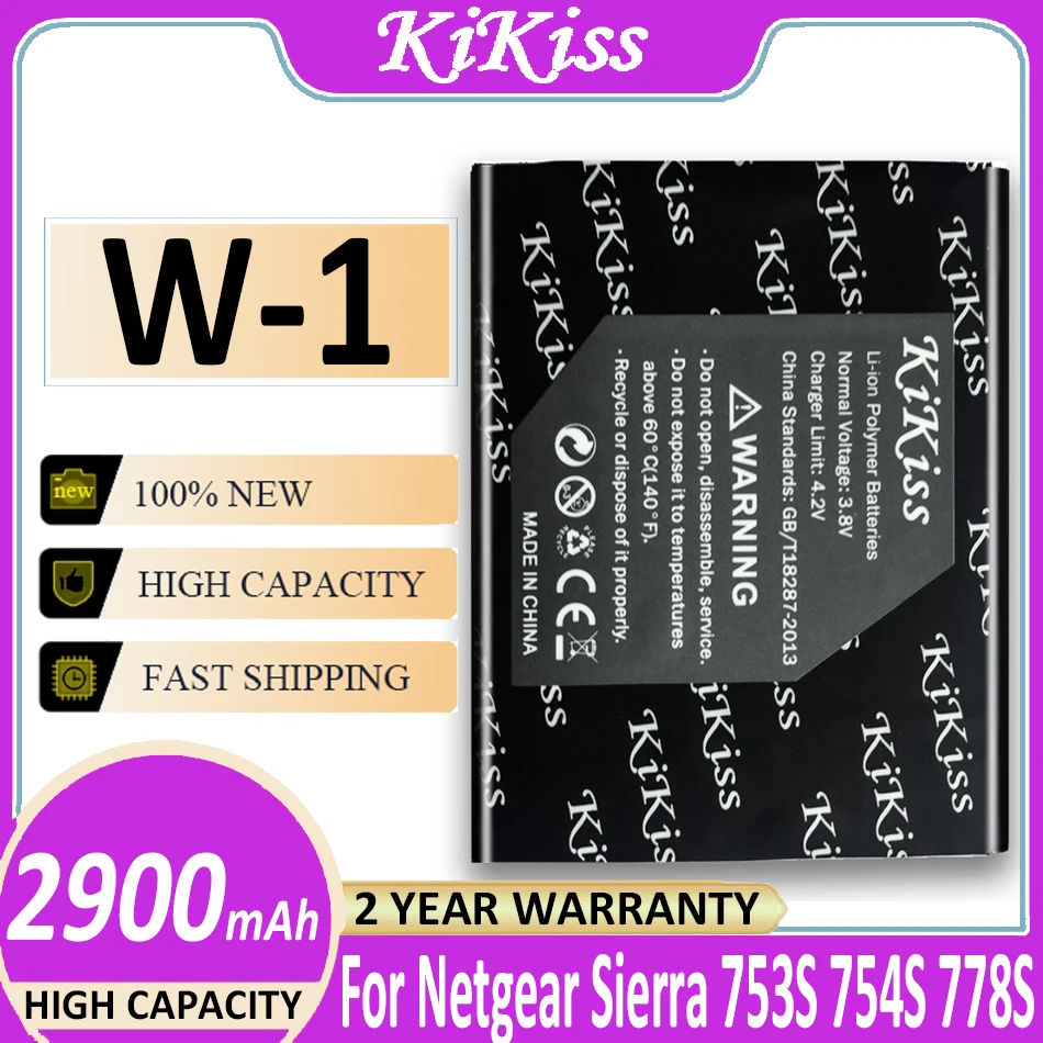 W-1 2900mAh Battery For Netgear Sierra 753S 754S 778S Battery Batterij + Tracking Number
W-1 2900mAh Battery For Netgear Sierra 753S 754S 778S Battery Batterij + Tracking Number