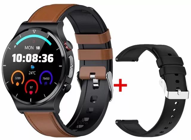 Health Smart Watch Men ECG+PPG Body Temperature Blood Pressure Heart Rate IP68 Waterproof Wireless Charger Smartwatch HD
Health Smart Watch Men ECG+PPG Body Temperature Blood Pressure Heart Rate IP68 Waterproof Wireless Charger Smartwatch HD