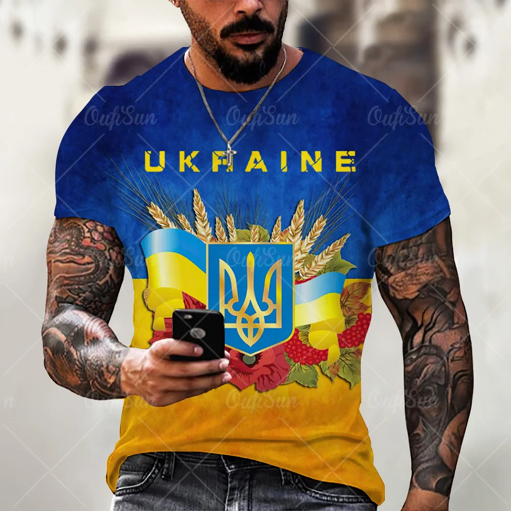 New Retro 3d Printing Men's T-shirt Ukraine Flag Short-sleeved O-neck Harajuku Top Fashion Trends Comfortable And Lightweight .
New Retro 3d Printing Men's T-shirt Ukraine Flag Short-sleeved O-neck Harajuku Top Fashion Trends Comfortable And Lightweight .