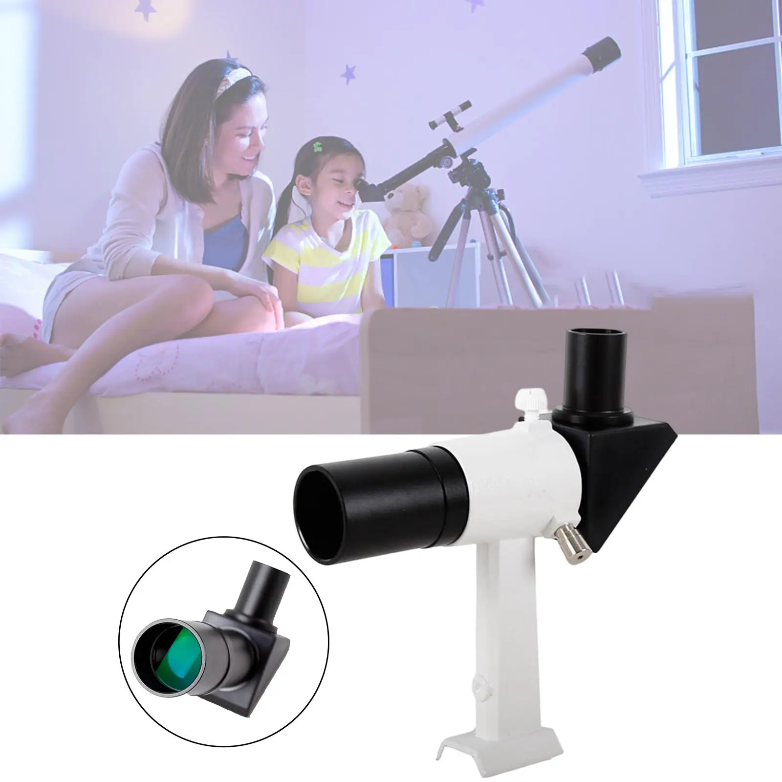 Telescope Part 6x30 90 Degree High Power Image Correct Plastic Finder for Telescope
Telescope Part 6x30 90 Degree High Power Image Correct Plastic Finder for Telescope