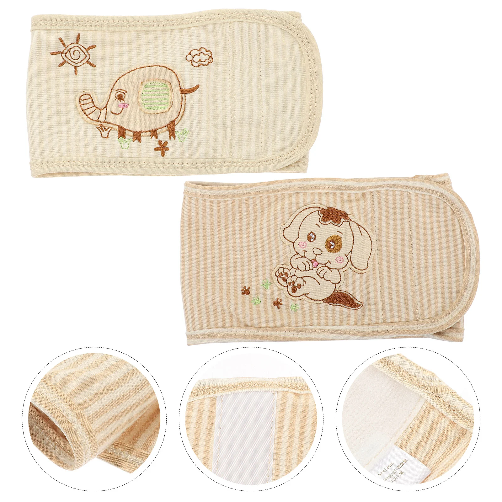 2PCS Cotton Warm Umbilical Cord Unisex Newborn Navel Belt Baby Belly Bands (Light Coffee Stripe and Light Glaucous Stripe)
2PCS Cotton Warm Umbilical Cord Unisex Newborn Navel Belt Baby Belly Bands (Light Coffee Stripe and Light Glaucous Stripe)