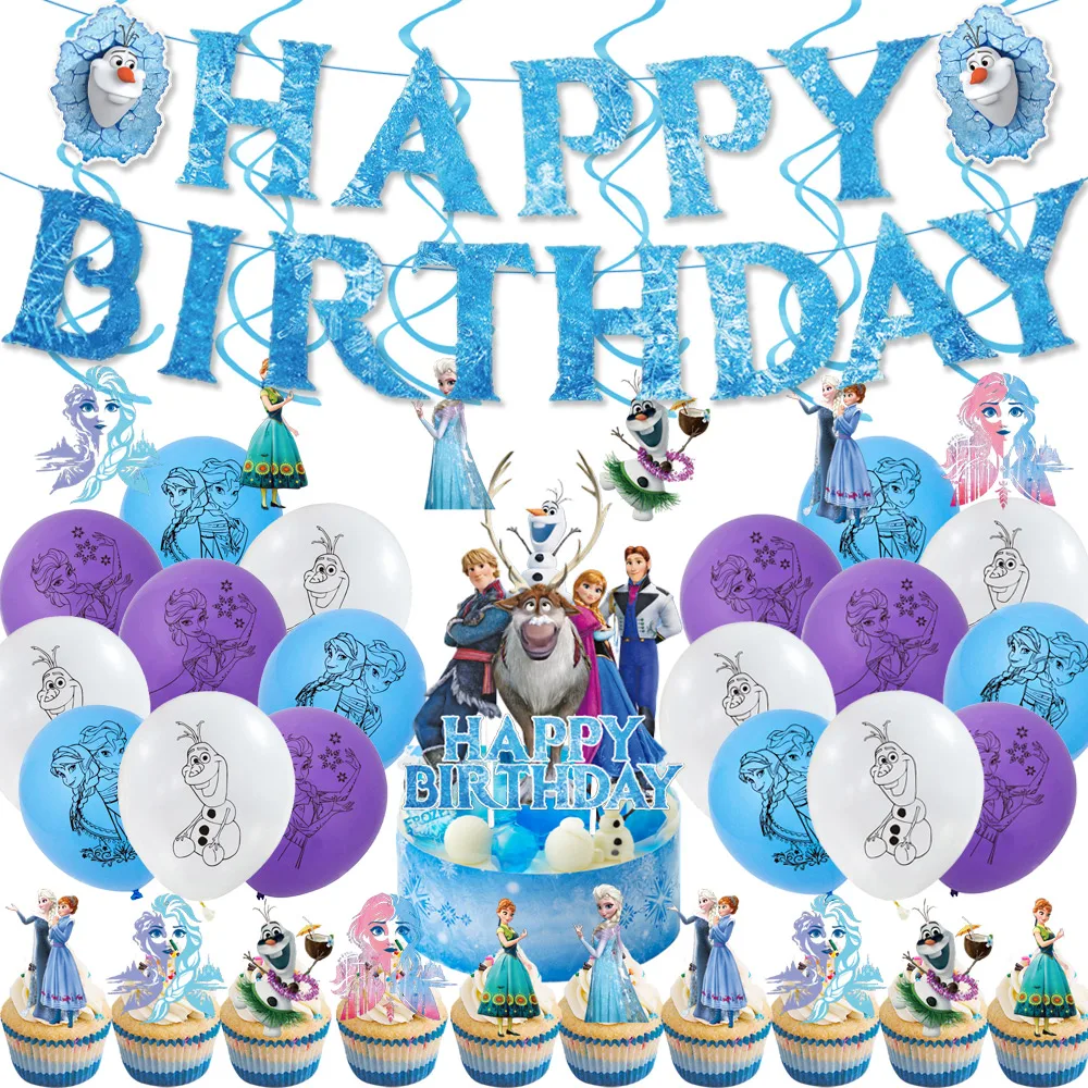 64pcs Frozen Elsa and Anna Party Disposable Tableware Princesses Party Balloons Baby Shower Party Decorations Banners Cake Flag
64pcs Frozen Elsa and Anna Party Disposable Tableware Princesses Party Balloons Baby Shower Party Decorations Banners Cake Flag