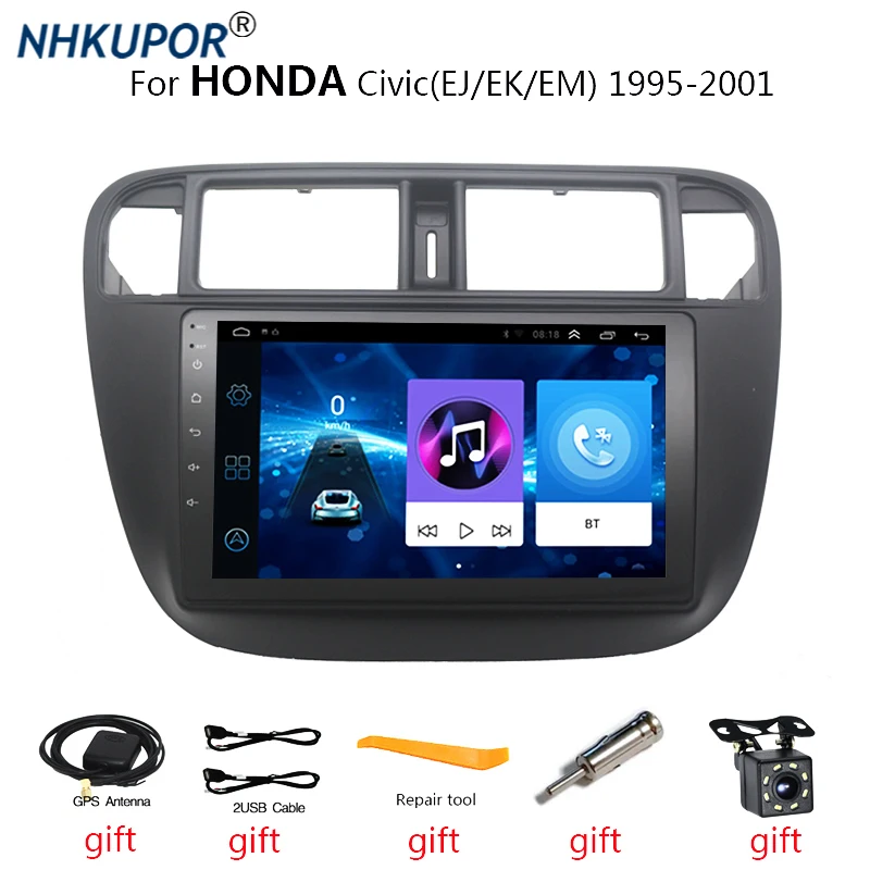 2 Din Android 10 Car Stereo Radio Multimedia Player GPS Navigation Head Unit For Honda Civic 1995 1996 1997 1998 1999 2000 2001
2 Din Android 10 Car Stereo Radio Multimedia Player GPS Navigation Head Unit For Honda Civic 1995 1996 1997 1998 1999 2000 2001