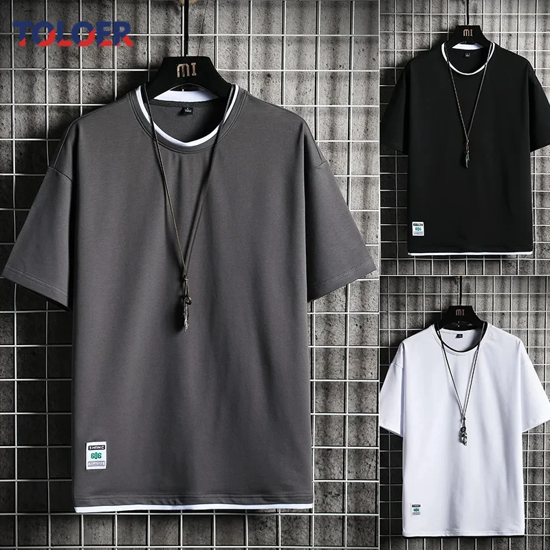 2022 Summer New Men Casual T-Shirt Male Loose Solid Color TShirts Mens Sportswear O-Neck Short Sleeve Street Tops Tees Clothing
2022 Summer New Men Casual T-Shirt Male Loose Solid Color TShirts Mens Sportswear O-Neck Short Sleeve Street Tops Tees Clothing