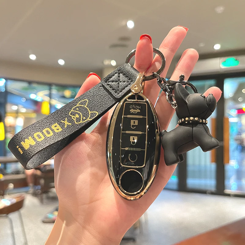 Bulldog TPU Car Key Case Cover For Nissan Qashqai Juke J10 J11 Altima Patrol X-Trail T31 T32 Kicks Tiida Pathfinder For Infiniti
Bulldog TPU Car Key Case Cover For Nissan Qashqai Juke J10 J11 Altima Patrol X-Trail T31 T32 Kicks Tiida Pathfinder For Infiniti