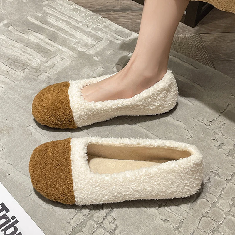 Casual Woman Shoe All-Match Slip-on Modis Loafers Fur Round Toe Soft Shallow Mouth Autumn Slip On 2022 Moccasin New Winter Fall
Casual Woman Shoe All-Match Slip-on Modis Loafers Fur Round Toe Soft Shallow Mouth Autumn Slip On 2022 Moccasin New Winter Fall