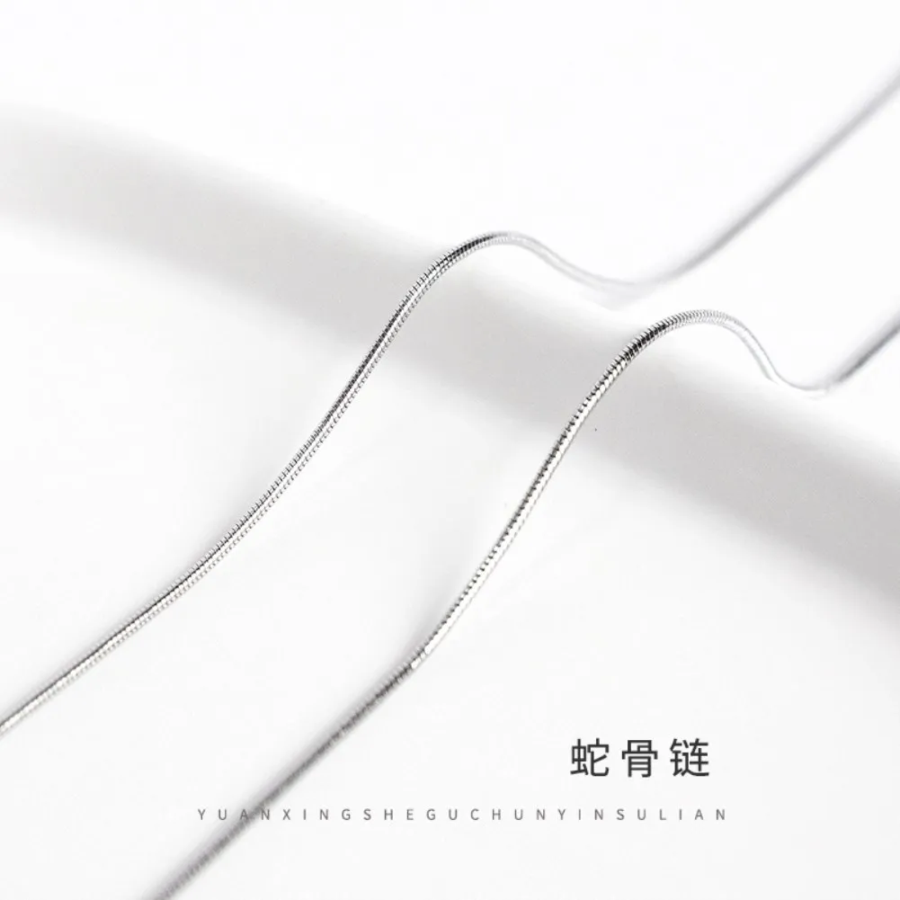 Sterling Silver Collarbone Chain Personality Women's Round Bone Matching Chain Versatile Silver Chain Fashion Jewelry
Sterling Silver Collarbone Chain Personality Women's Round Bone Matching Chain Versatile Silver Chain Fashion Jewelry