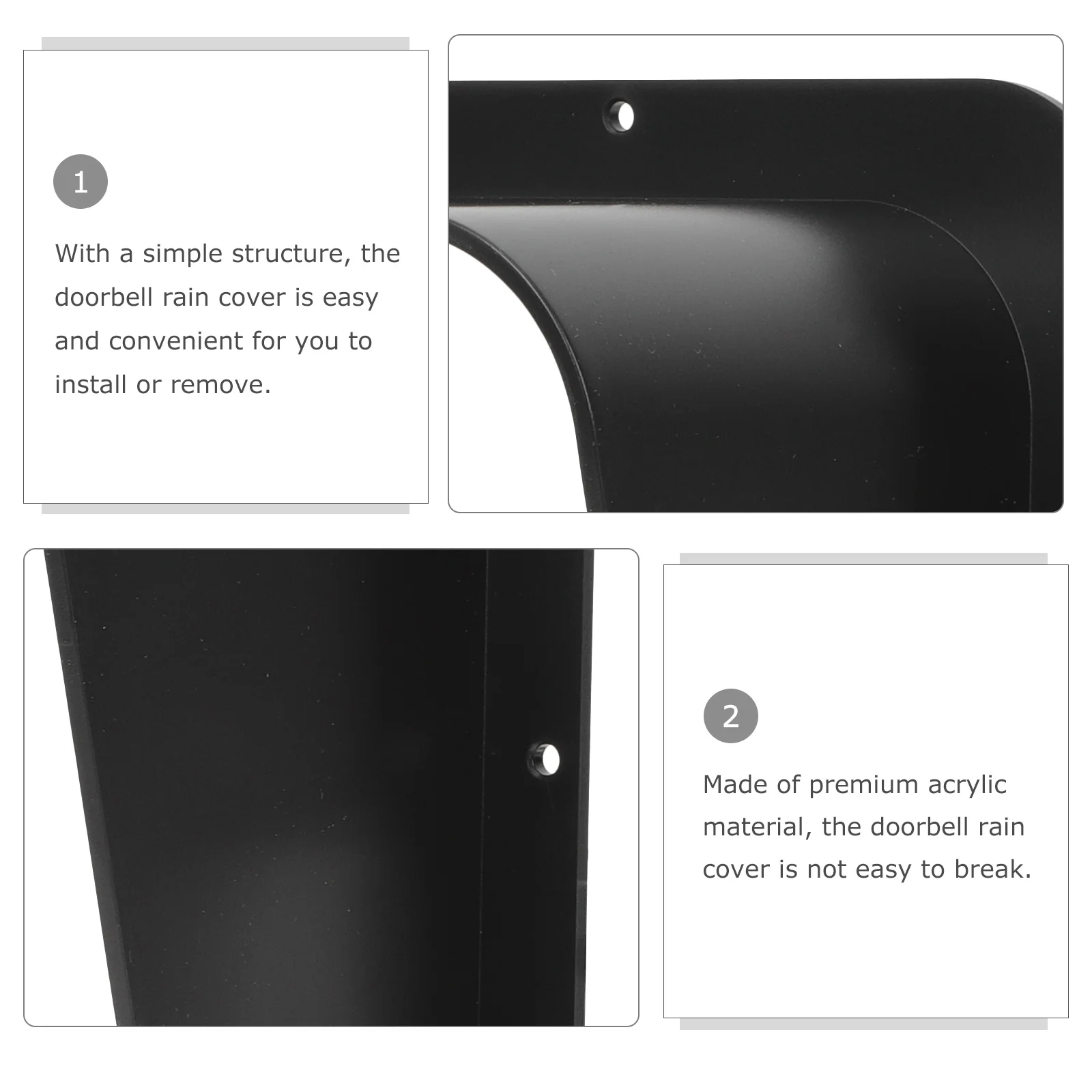 Home Doorbell Cover Rainproof Protection Shell Access Wireless Splashproof Ring Weatherproof Small Protector Chime
Home Doorbell Cover Rainproof Protection Shell Access Wireless Splashproof Ring Weatherproof Small Protector Chime