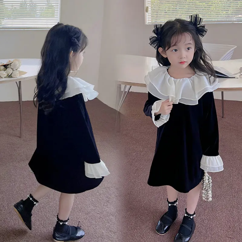 Girls Dresses For Children Korean Children's Clothing 2023 Spring New Fashion Dress Girls Wednesday Addams Party Princess Dress
Girls Dresses For Children Korean Children's Clothing 2023 Spring New Fashion Dress Girls Wednesday Addams Party Princess Dress