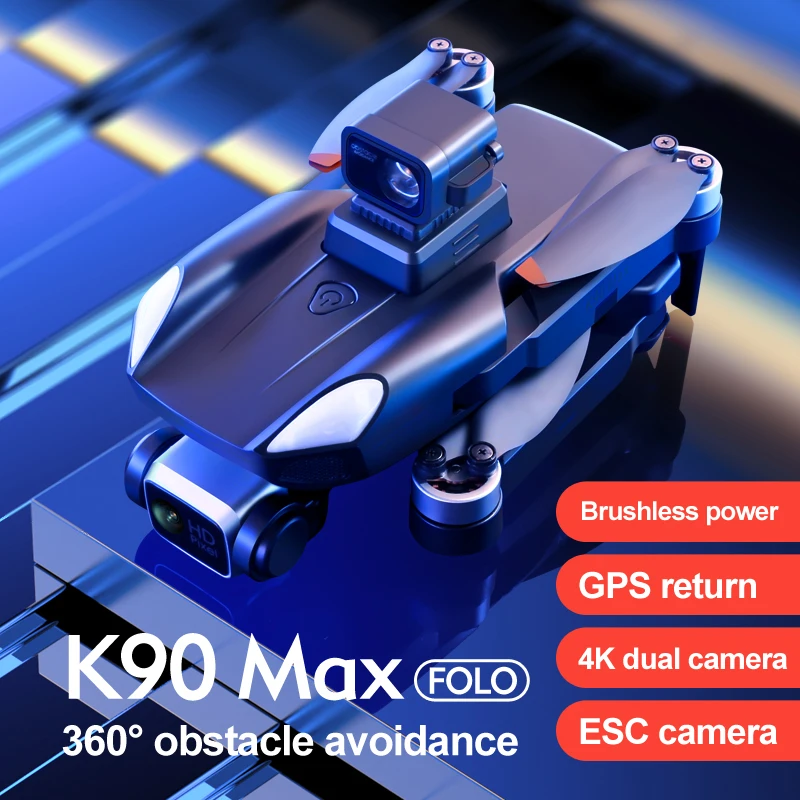 2022 New K90 Max GPS Drone 4K Profesional HD Dual Camera Aerial Photography 360 Laser Obstacle Avoidance Brushless RC Quadcopter
2022 New K90 Max GPS Drone 4K Profesional HD Dual Camera Aerial Photography 360 Laser Obstacle Avoidance Brushless RC Quadcopter