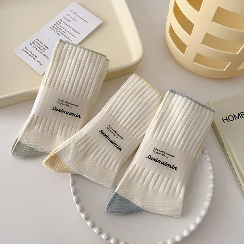 1 Pair Simple Cotton Socks Women Striped Mid Tube Socks Breathable Sports Socks Harajuku Style Casual Sock
1 Pair Simple Cotton Socks Women Striped Mid Tube Socks Breathable Sports Socks Harajuku Style Casual Sock