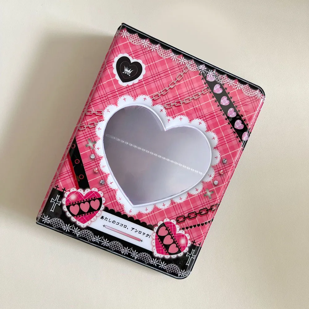 Heart Hollow Kpop Photo Album 3 Inch Storage Album Cartoon Photocard Holder Two Palace Grid Star Chasing Album Collection Book
Heart Hollow Kpop Photo Album 3 Inch Storage Album Cartoon Photocard Holder Two Palace Grid Star Chasing Album Collection Book