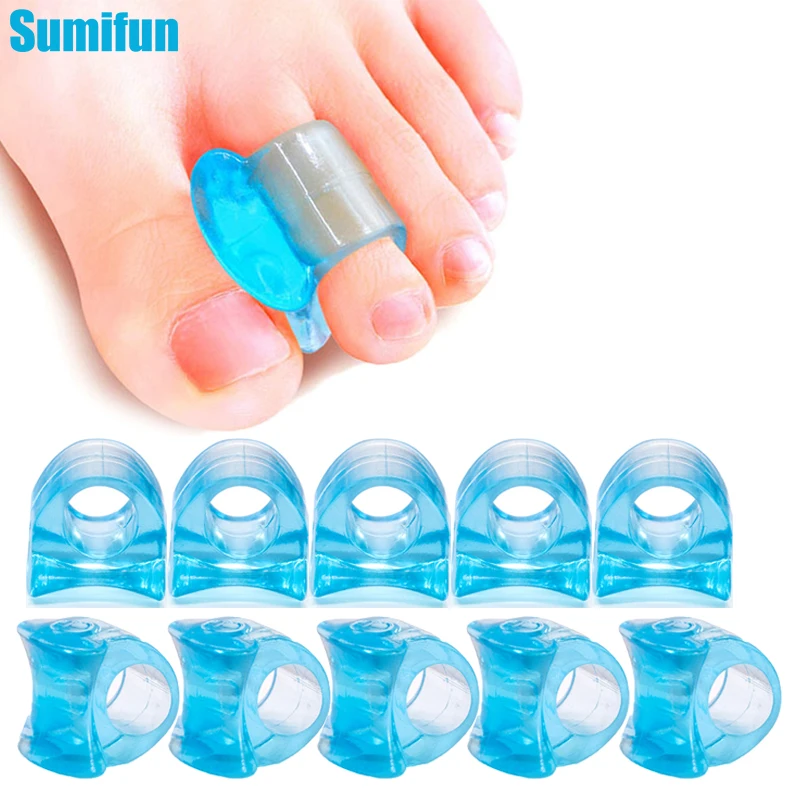 10pcs Blue Silicone Toe Separator Bunion Guard Adjuster Finger Toe Protector Correction Straightener Orthopedic Foot Care Tool
10pcs Blue Silicone Toe Separator Bunion Guard Adjuster Finger Toe Protector Correction Straightener Orthopedic Foot Care Tool