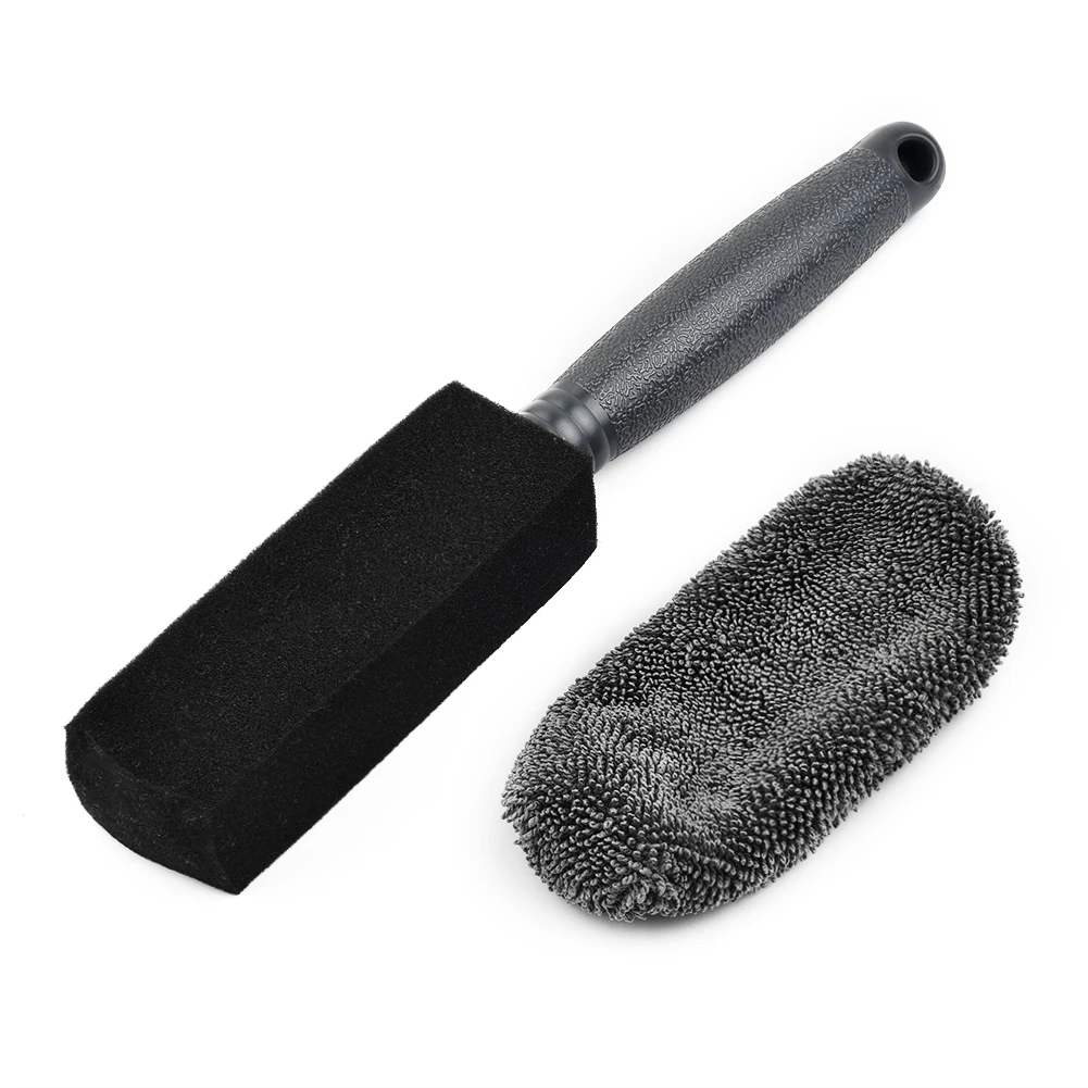 1PC Car Wheel Cleaning Brush Tool Tire Washing Clean Soft Bristle Cleaner Black Microfiber Braid Cloth 28 X 5 Cm Automotive Care
1PC Car Wheel Cleaning Brush Tool Tire Washing Clean Soft Bristle Cleaner Black Microfiber Braid Cloth 28 X 5 Cm Automotive Care