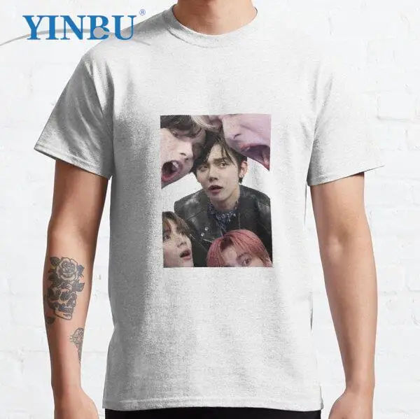 Txt screaming fashion t shirts High quality YINBU Brand Graphic Tee Men's short t-shirt
Txt screaming fashion t shirts High quality YINBU Brand Graphic Tee Men's short t-shirt