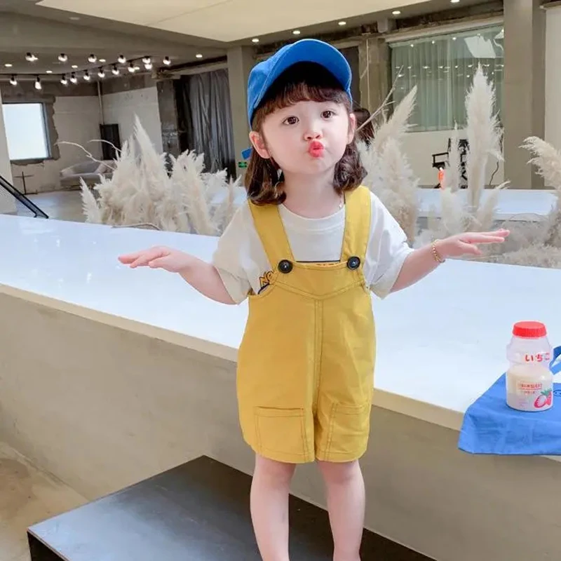 Girls Overalls 2022 Summer Clothes New Children's Clothes Children's Pants Baby's Thin Shorts Casual Girls Suspender Shorts
Girls Overalls 2022 Summer Clothes New Children's Clothes Children's Pants Baby's Thin Shorts Casual Girls Suspender Shorts