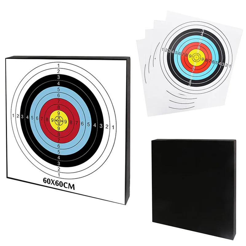 

Shooting Archery Target 40cm/50cm/60cm High Density EVA Foam Target for Hunting Sport Bow Arrows Practice Accessories