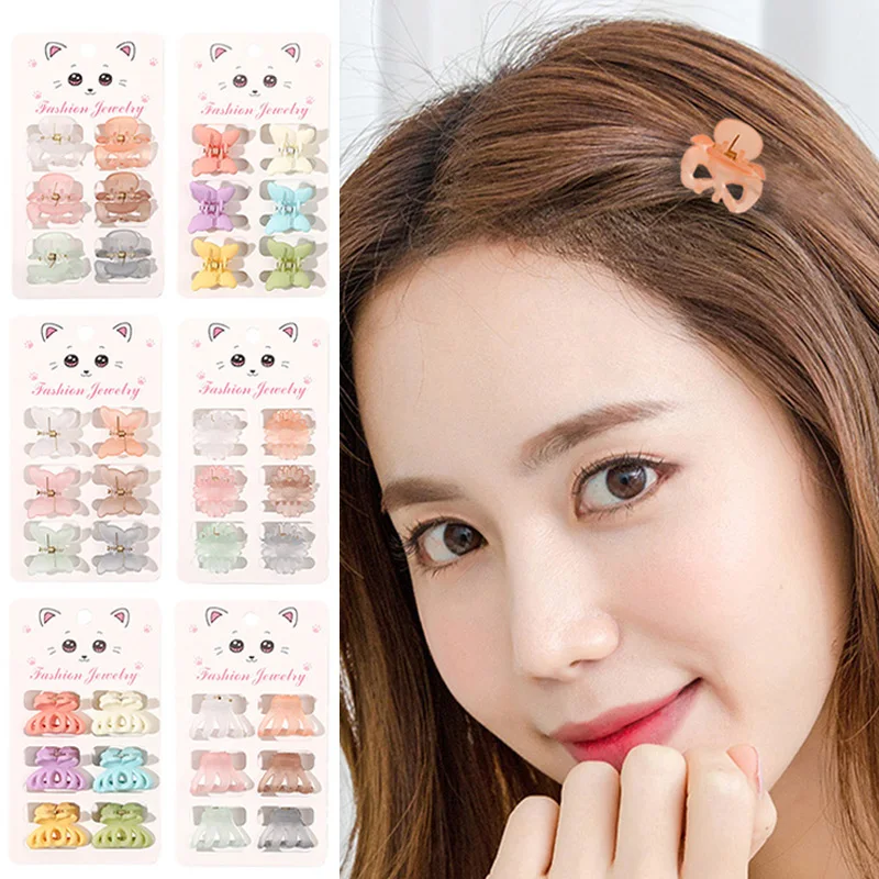 6 Pcs Cute Mini Bow Crab Hair Clip Small Daisy Flower Acrylic Hair Claws For Girls Women Children Barrettes Hair Accessories
6 Pcs Cute Mini Bow Crab Hair Clip Small Daisy Flower Acrylic Hair Claws For Girls Women Children Barrettes Hair Accessories