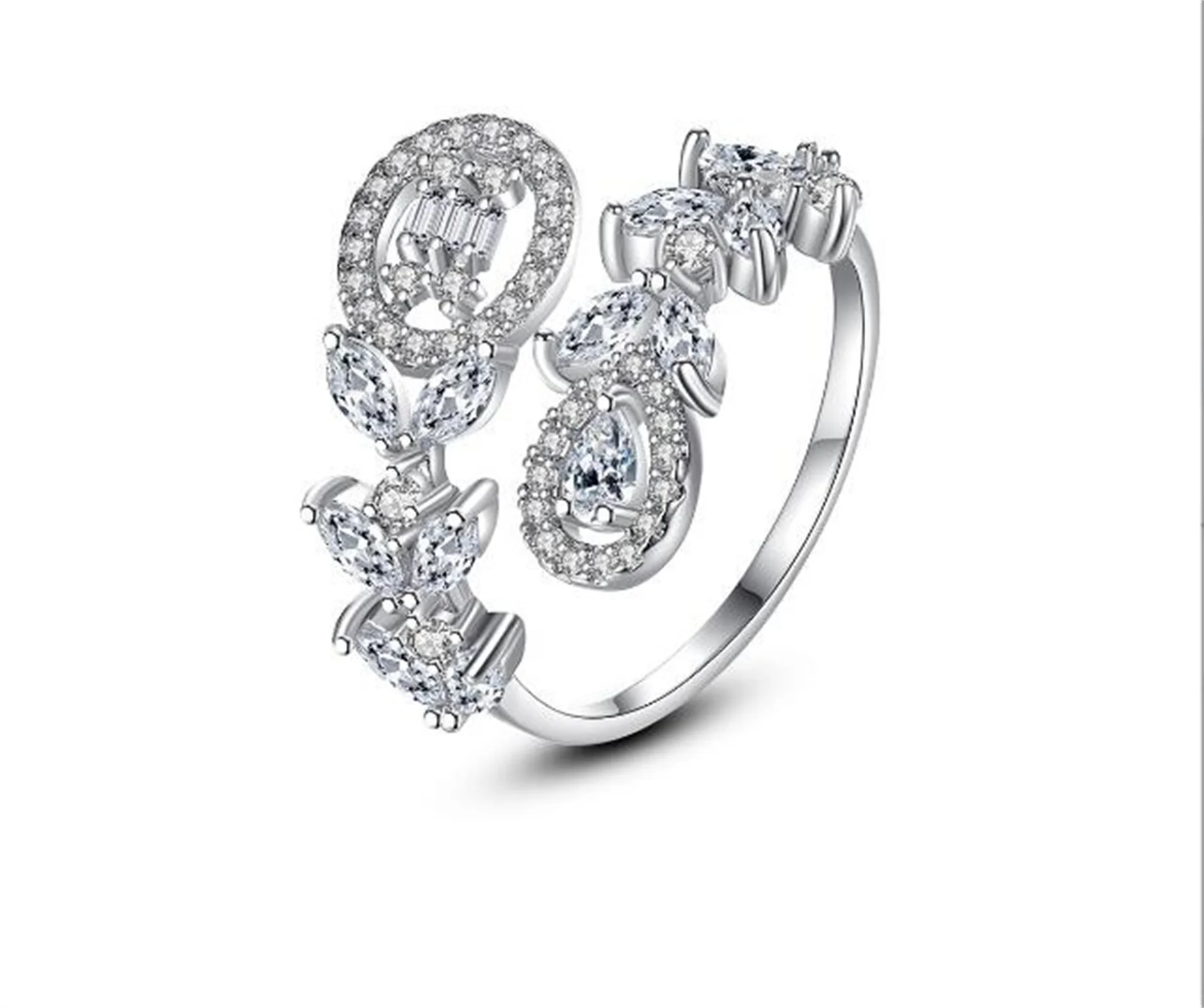 2022 New Women Superflash Flower Natural Zircon Rings Adjustable Opening Ring Wedding Daily Fine Jewelry Girls Gifts
2022 New Women Superflash Flower Natural Zircon Rings Adjustable Opening Ring Wedding Daily Fine Jewelry Girls Gifts