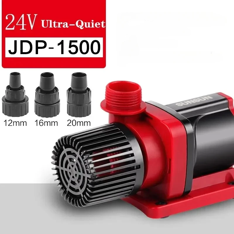 SUNSUN Ultra-Quiet Variable Frequency Submersible Pump DC 24V with Controller Flow Adjustable Circulate Pump for Fish Pond
SUNSUN Ultra-Quiet Variable Frequency Submersible Pump DC 24V with Controller Flow Adjustable Circulate Pump for Fish Pond