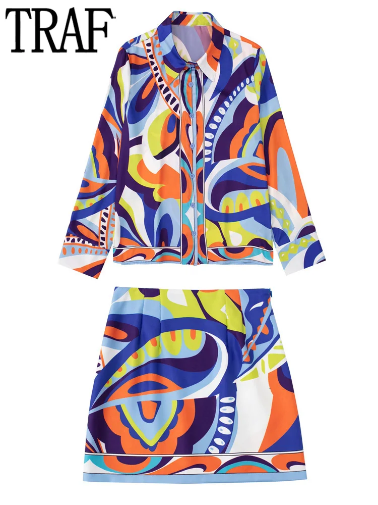 TRAF Print Boho Mini Skirt Women High Waist Skirts Woman Fashion 2022 Office Wear Women Skirt Sets Summer Short Skirts for Women
TRAF Print Boho Mini Skirt Women High Waist Skirts Woman Fashion 2022 Office Wear Women Skirt Sets Summer Short Skirts for Women