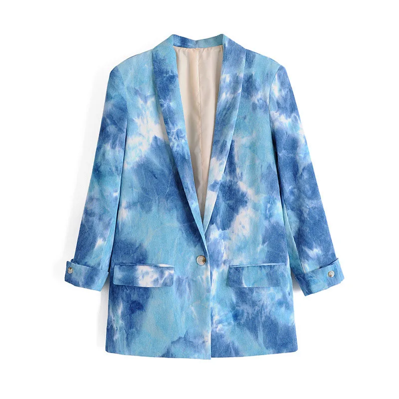 Tie-Dyed Corduroy Chic Office Lady Blazers For Women Elegant Stylish Coats 2023 Women's Long Sleeve Single Button Slim Blazer
Tie-Dyed Corduroy Chic Office Lady Blazers For Women Elegant Stylish Coats 2023 Women's Long Sleeve Single Button Slim Blazer