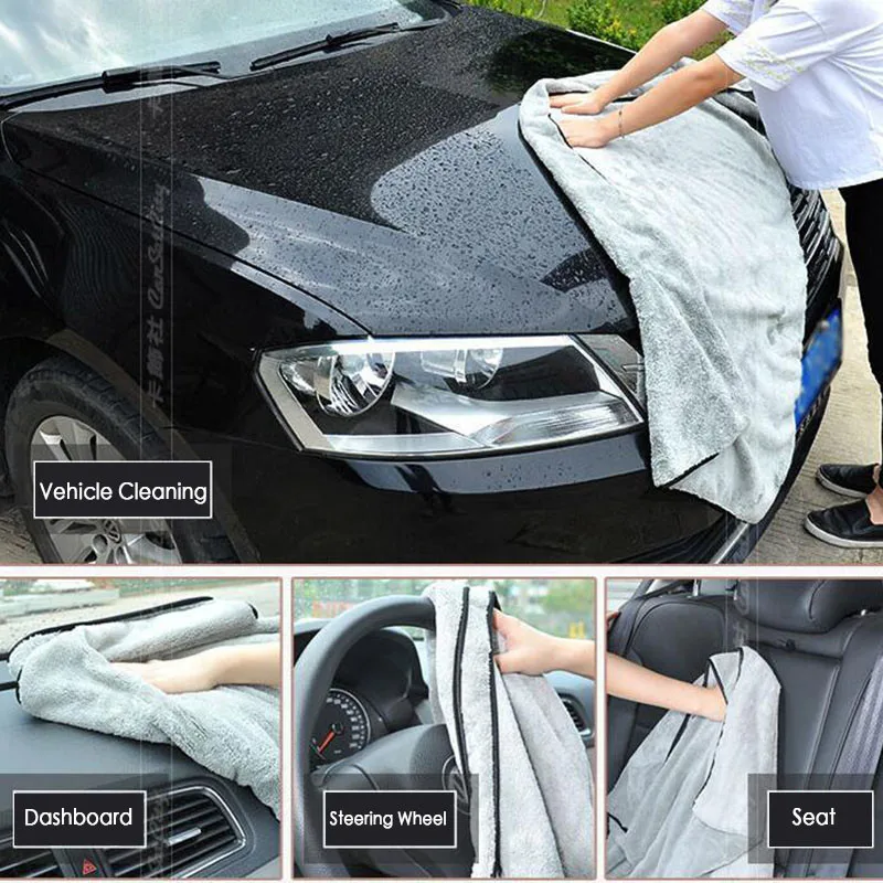 100X40cm Car Wash Towel Microfiber Car Cleaning Drying Cloth Towels Hemming Car Wash Accessories Automobile
100X40cm Car Wash Towel Microfiber Car Cleaning Drying Cloth Towels Hemming Car Wash Accessories Automobile