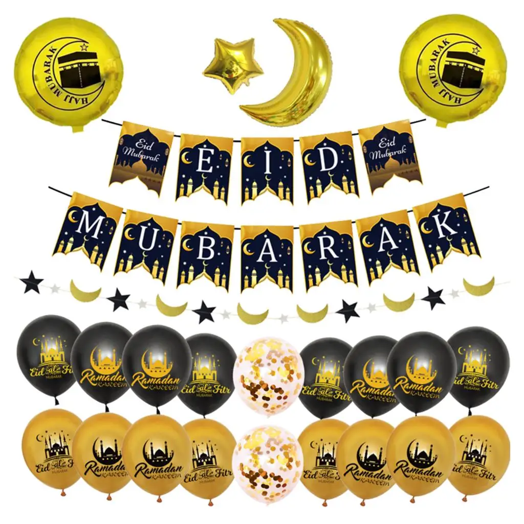 EID Mubarak Banner Glitter Star Moon Letter Paper Bunting Garland Islamic Muslim Festival Party Ramadan Kareem Decorations
EID Mubarak Banner Glitter Star Moon Letter Paper Bunting Garland Islamic Muslim Festival Party Ramadan Kareem Decorations