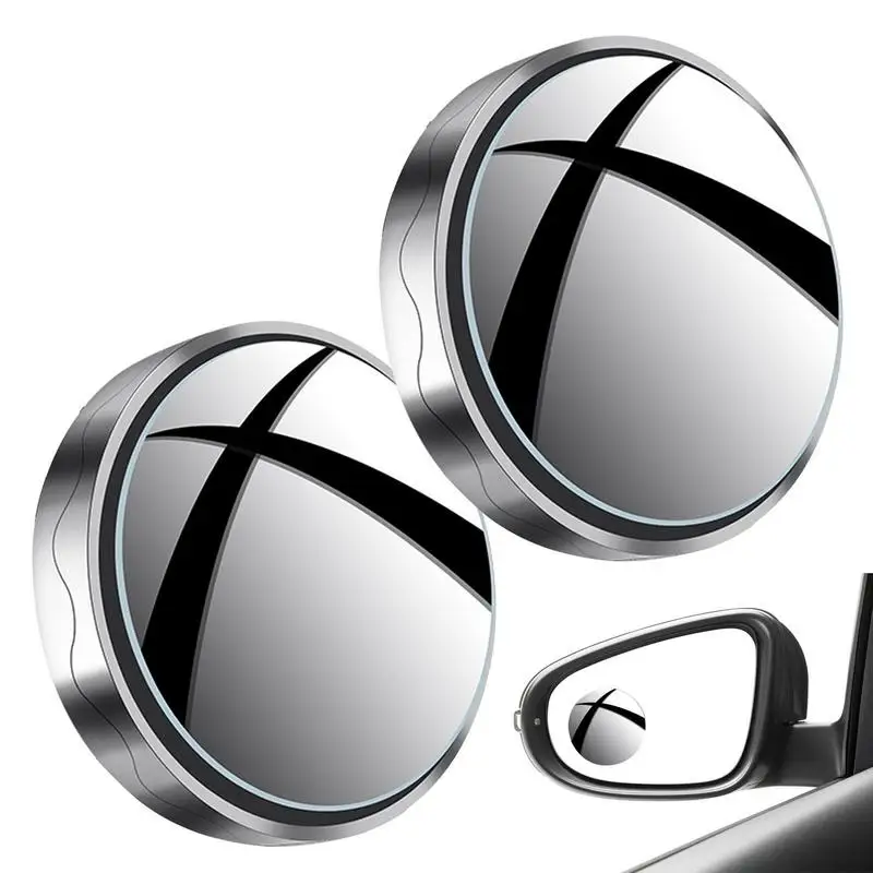 

Автомобильное Зеркало для слепых зон, 2 шт., регулируемое на 360 градусов боковое зеркало для слепых зон, круглые выпуклые зеркала заднего вида для безопасного движения автомобиля