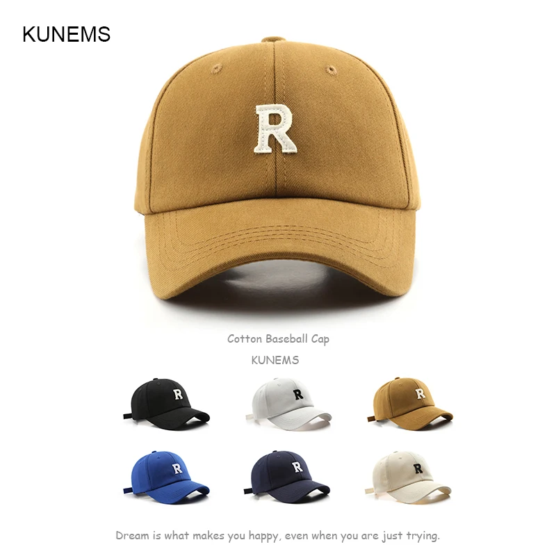 KUNEMS, хлопковая бейсболка, женская летняя шапка с надписью R, уличная спортивная шапка, повседневная модель 2023
KUNEMS, хлопковая бейсболка, женская летняя шапка с надписью R, уличная спортивная шапка, повседневная модель 2023