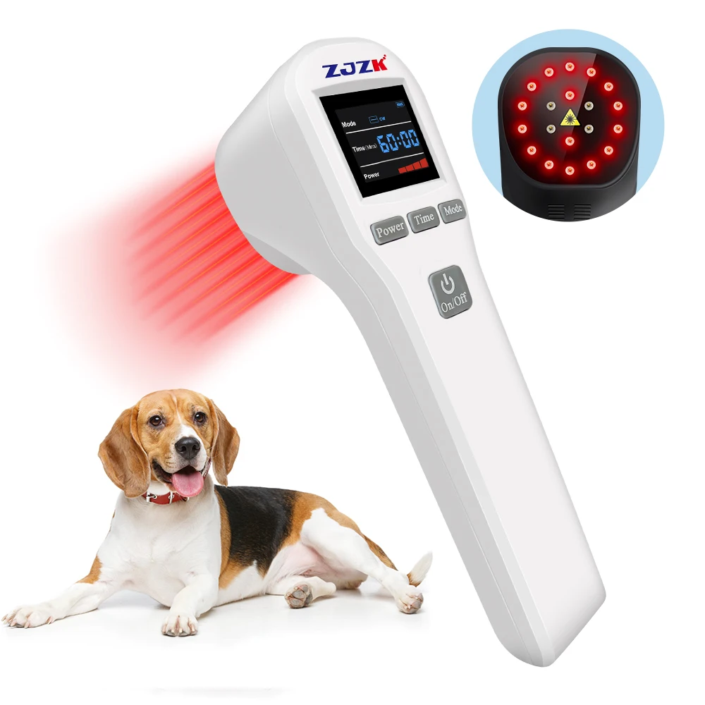 

ZJZK 650nm 808nm Professional Therapeutic Laser Physiotherapy Body Massage Apparatus for Knee Back Shoulder Pain Relief