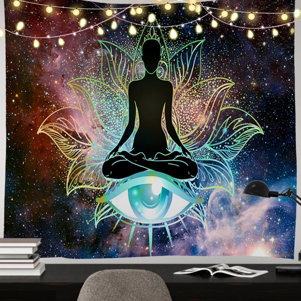 Гобелен с рисунком лотоса для йоги, полиэстеровое покрывало, ковры, поделки, походная палатка, матрас, украшение для сна
Гобелен с рисунком лотоса для йоги, полиэстеровое покрывало, ковры, поделки, походная палатка, матрас, украшение для сна