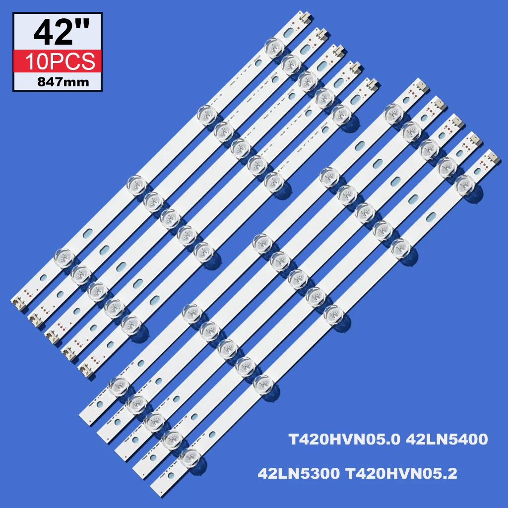 100%New 9 LEDs 847mm (A+B) LED Backlight strip LIG 42 inch TV T420HVN05.2 innotek POLA2.0 42"A POLA 2.0 42 B type T420HVN05.0
100%New 9 LEDs 847mm (A+B) LED Backlight strip LIG 42 inch TV T420HVN05.2 innotek POLA2.0 42"A POLA 2.0 42 B type T420HVN05.0