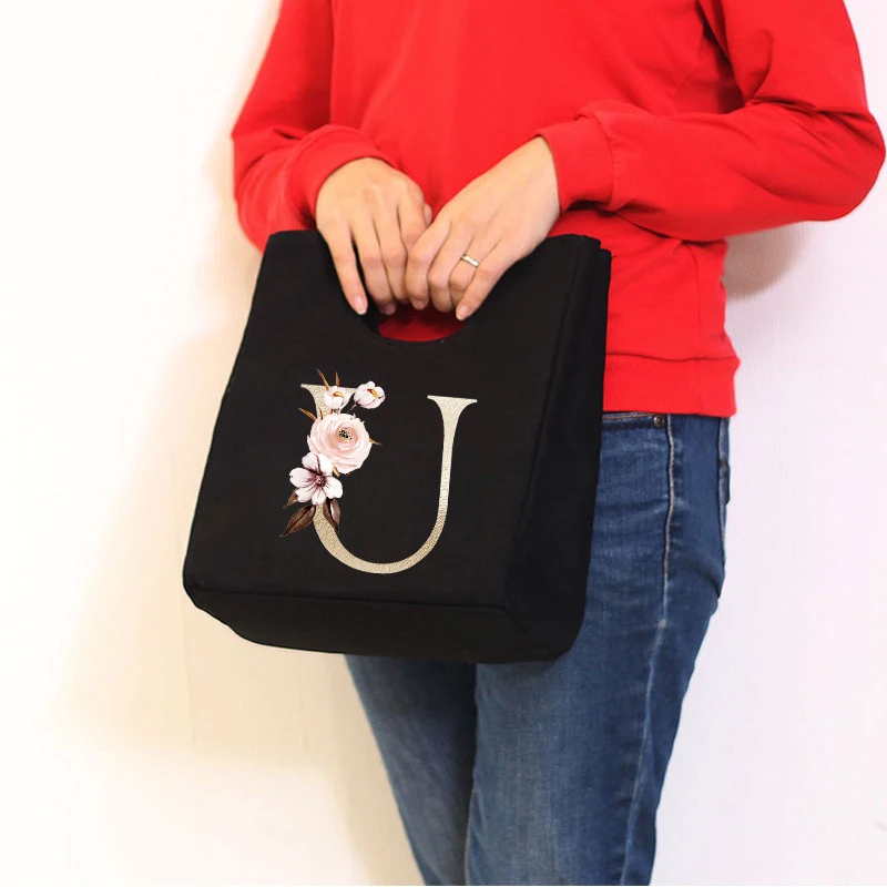 2022 Golden Dead Leaves Letter Portable Lunch Bag Cotton Picnic Food Bag Women Simple Small Tote Korean Style Children Lunch Bag
2022 Golden Dead Leaves Letter Portable Lunch Bag Cotton Picnic Food Bag Women Simple Small Tote Korean Style Children Lunch Bag