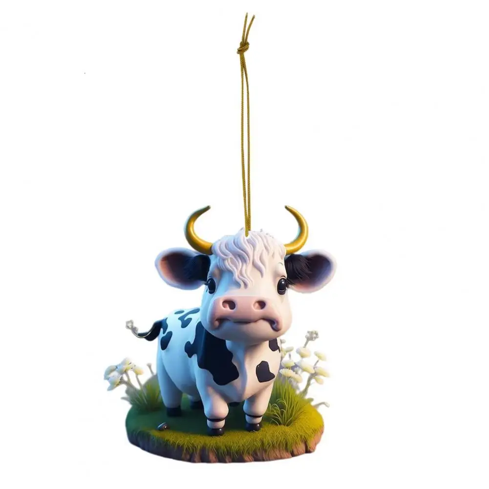 Fade-resistant Cow Decoration Pendant Charming Cow-themed Christmas Decorations Durable Acrylic Ornaments for Trees for Parties
Fade-resistant Cow Decoration Pendant Charming Cow-themed Christmas Decorations Durable Acrylic Ornaments for Trees for Parties